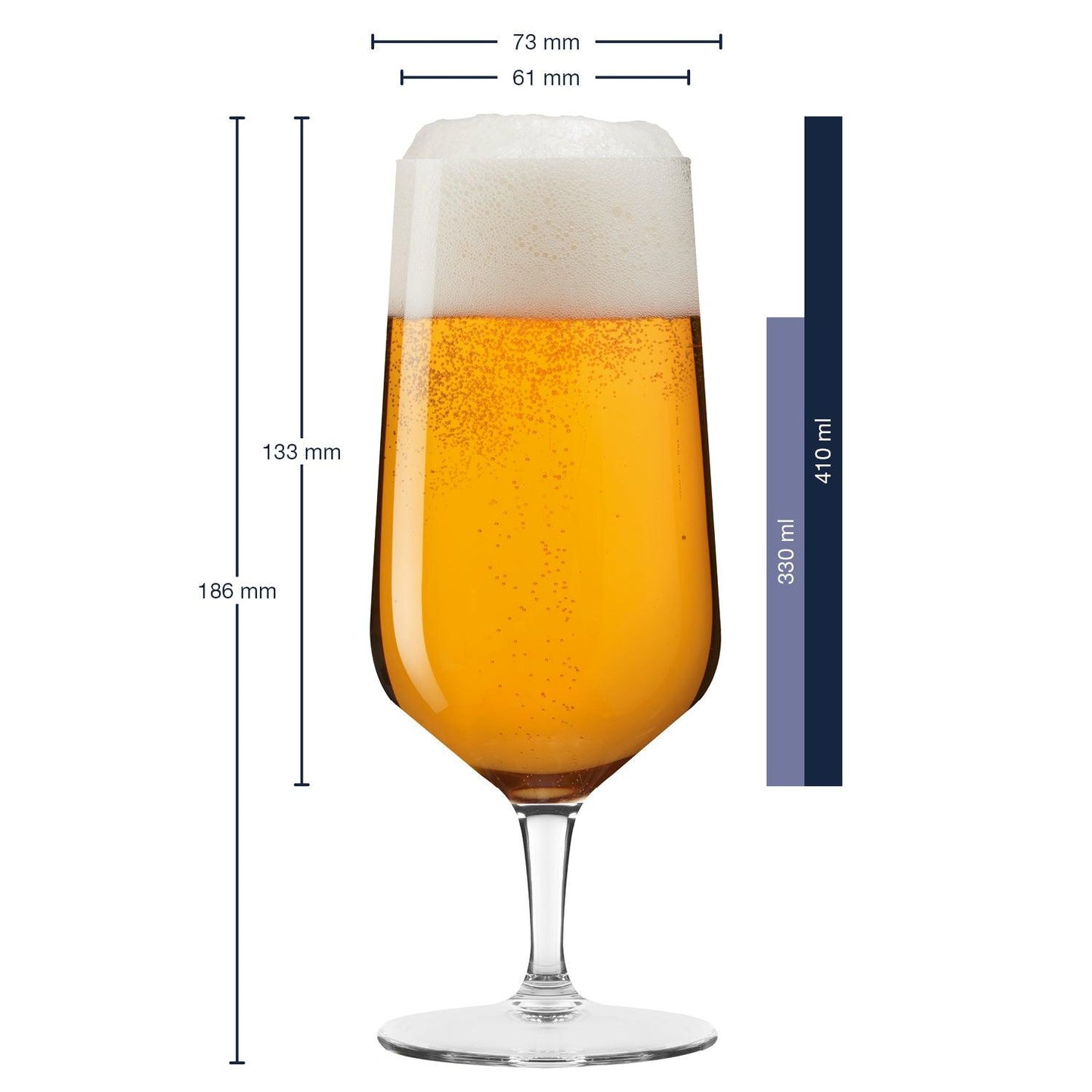 Bierglas Puccini 410 ml