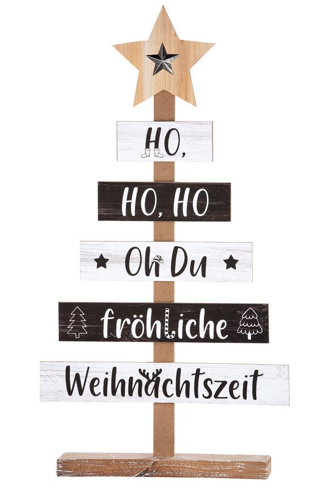 MDF Standrelief "Weihnachtszeit" 70 cm