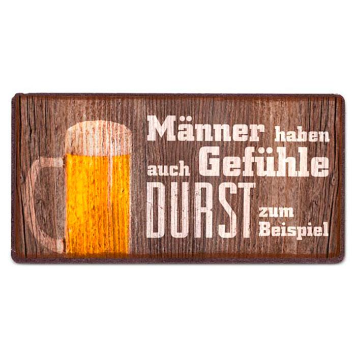 Magnet für Dich 10 x 5 cm Mann - Motiv: Männer Gefühle