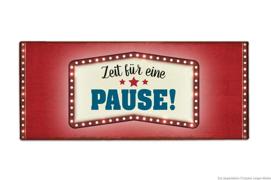 Schild 30,5x13 Pause