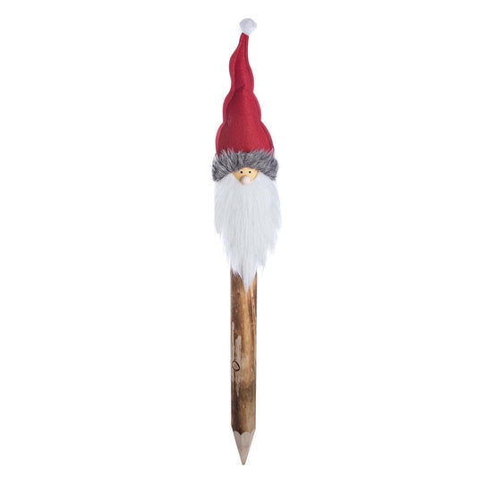 Holz Gartenstecker 'Santa Claus' 63 cm